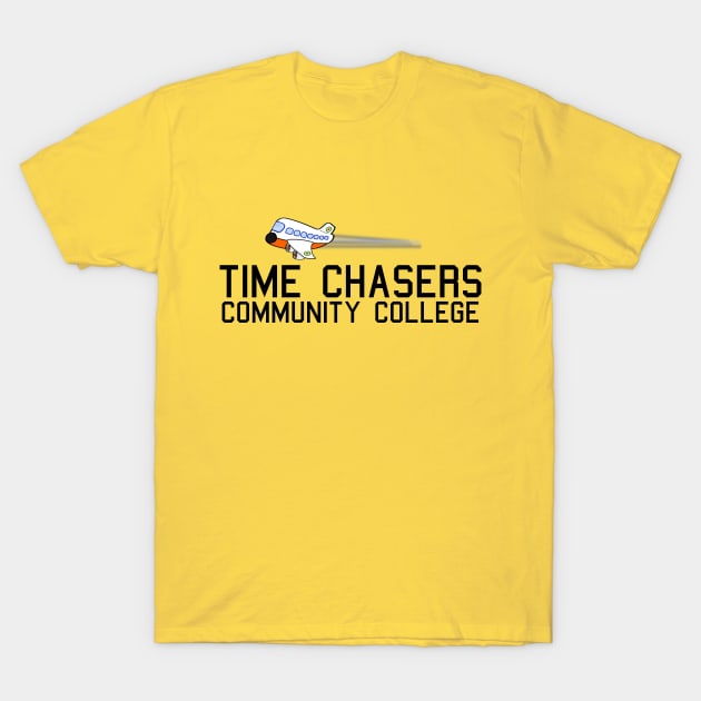 Time Chasers Community College T-Shirt by gracillius